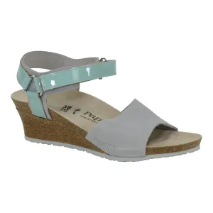 Birkenstock Papillio Women's Eve Sandals Suede Leather PVC Grey 36 N