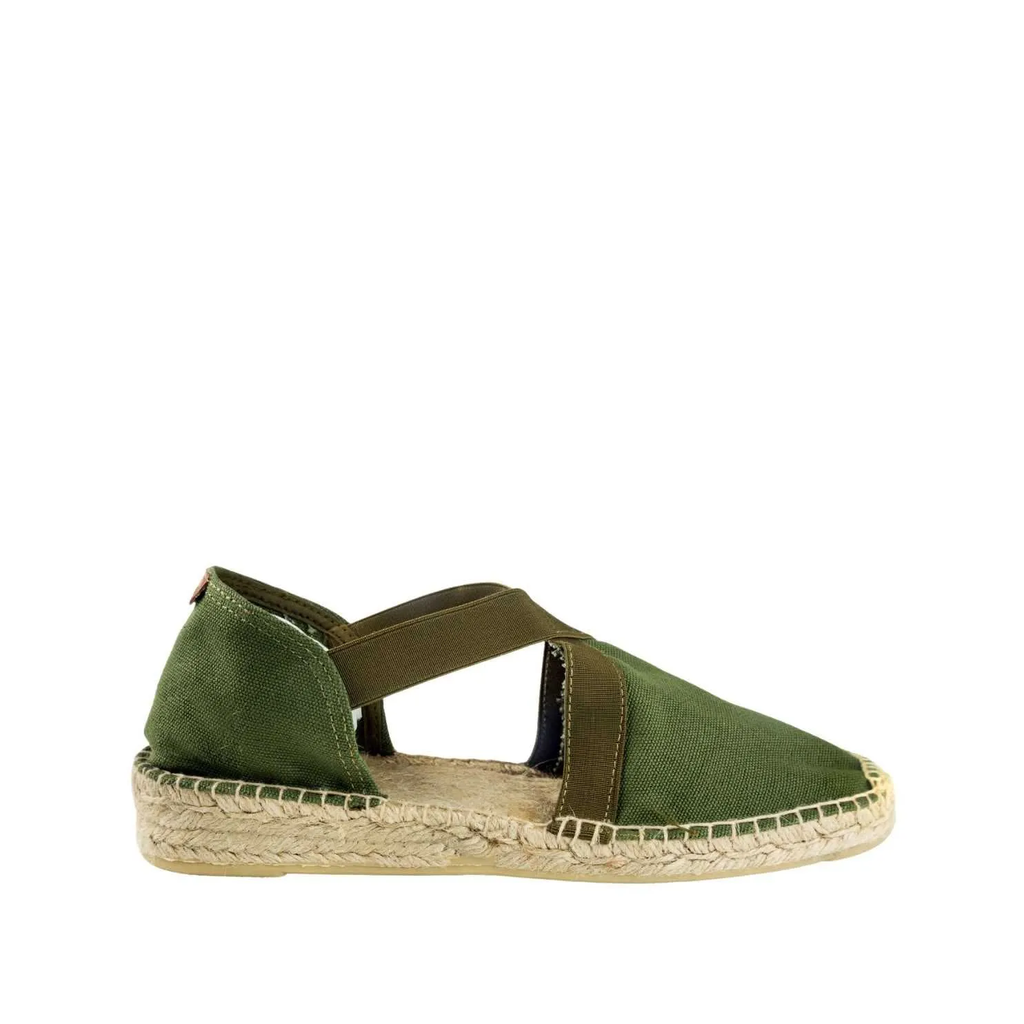 Canvas  Espadrille with Jute Sole for Women - Elastic