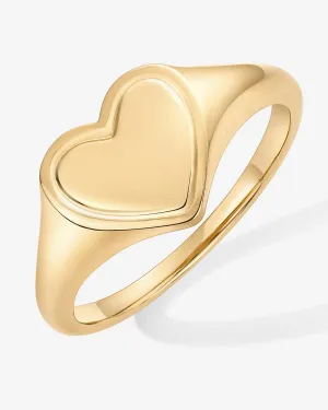 Chunky Heart Statement Ring