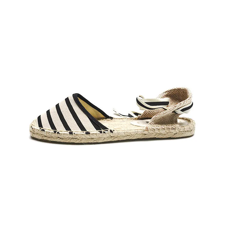 Classic Sandal Stripe_Natural Black