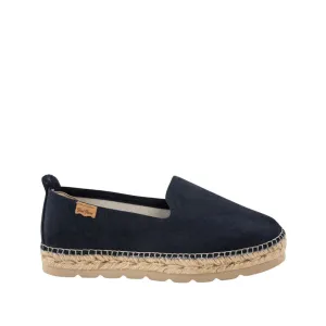 Closed Toe Suede Leather Espadrilles for Women - Aurem