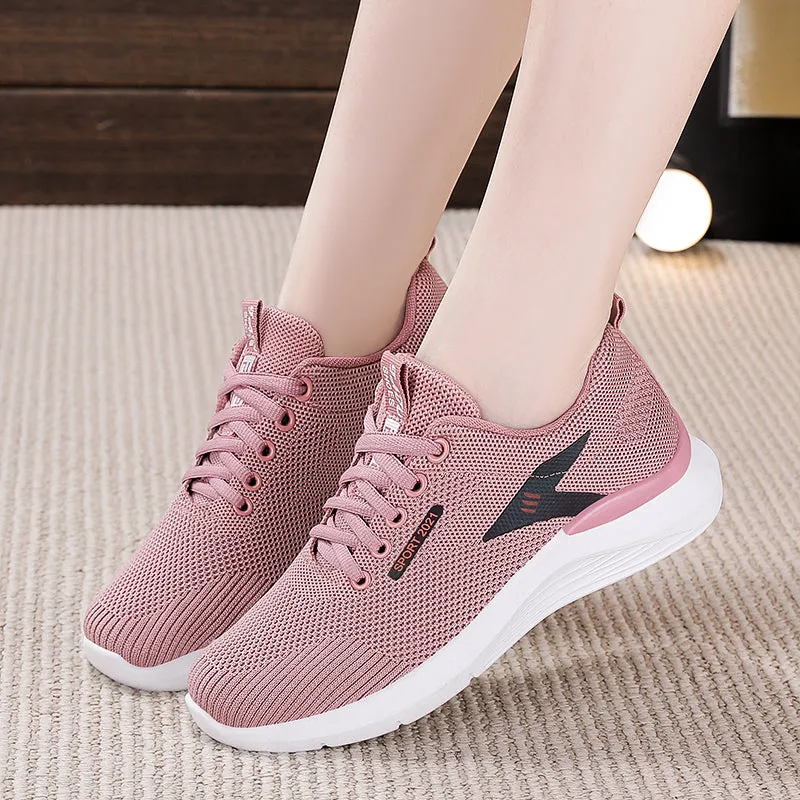 Comfort Lace-Up Casual Walking Shoes