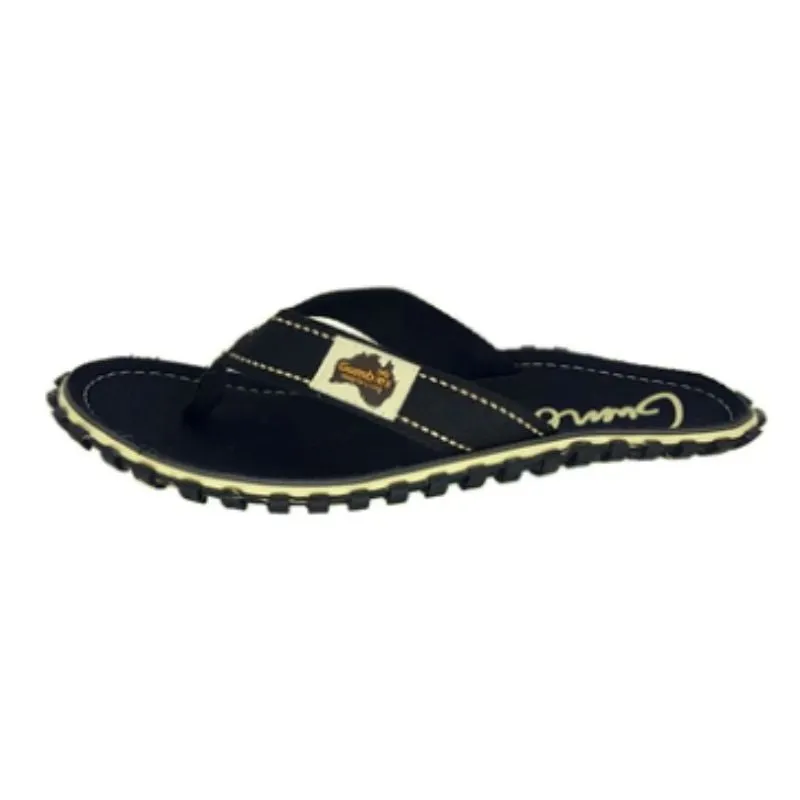 Gumbies Islander All Black Signature Men's / Women's Flipflops