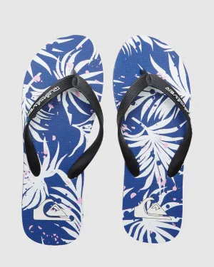 Mens Molokai Art Beach Flip-Flops