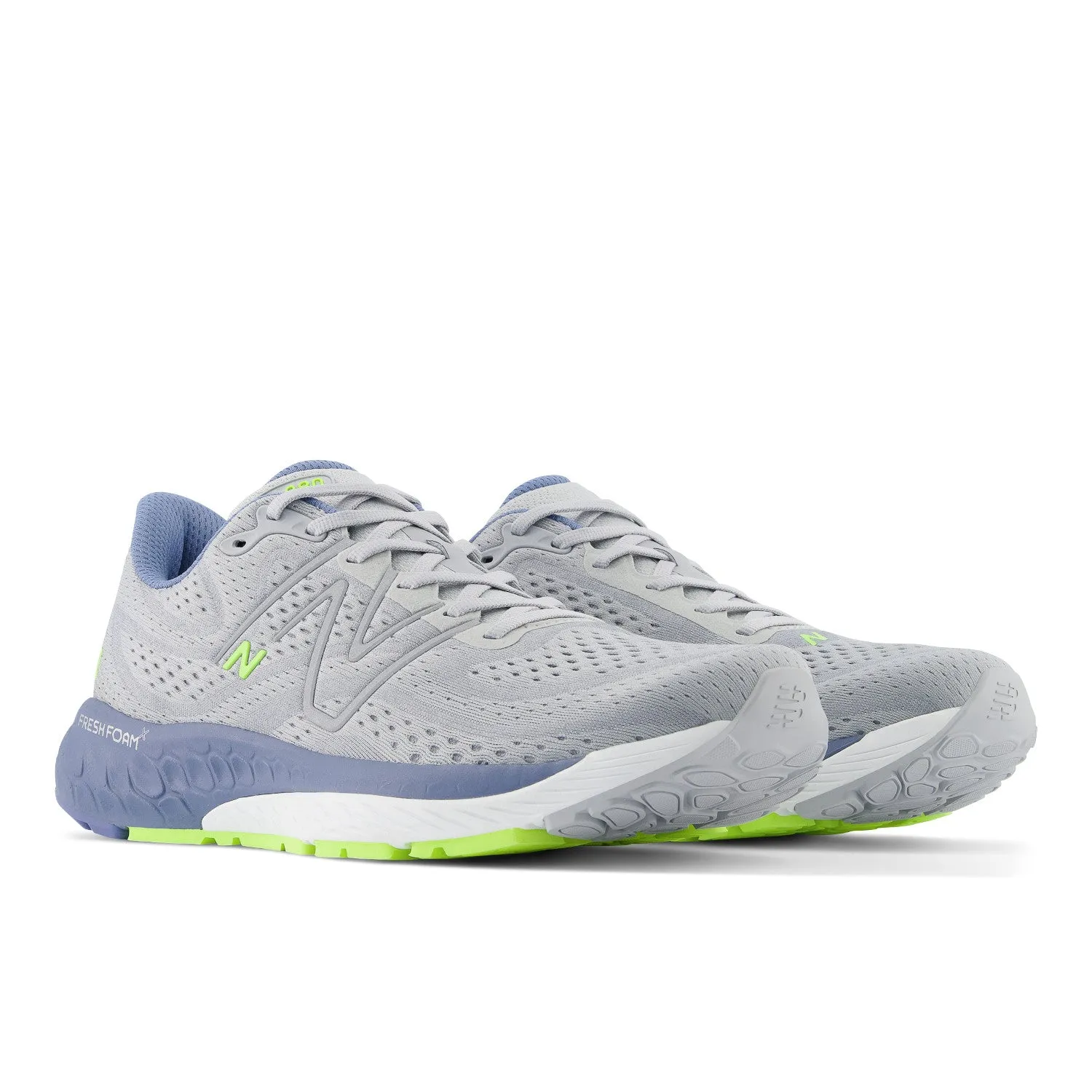 Men's New Balance Fresh Foam X 880v13 Color: Aluminum Grey with Mercury Blue (REGULAR & WIDE WIDTH)