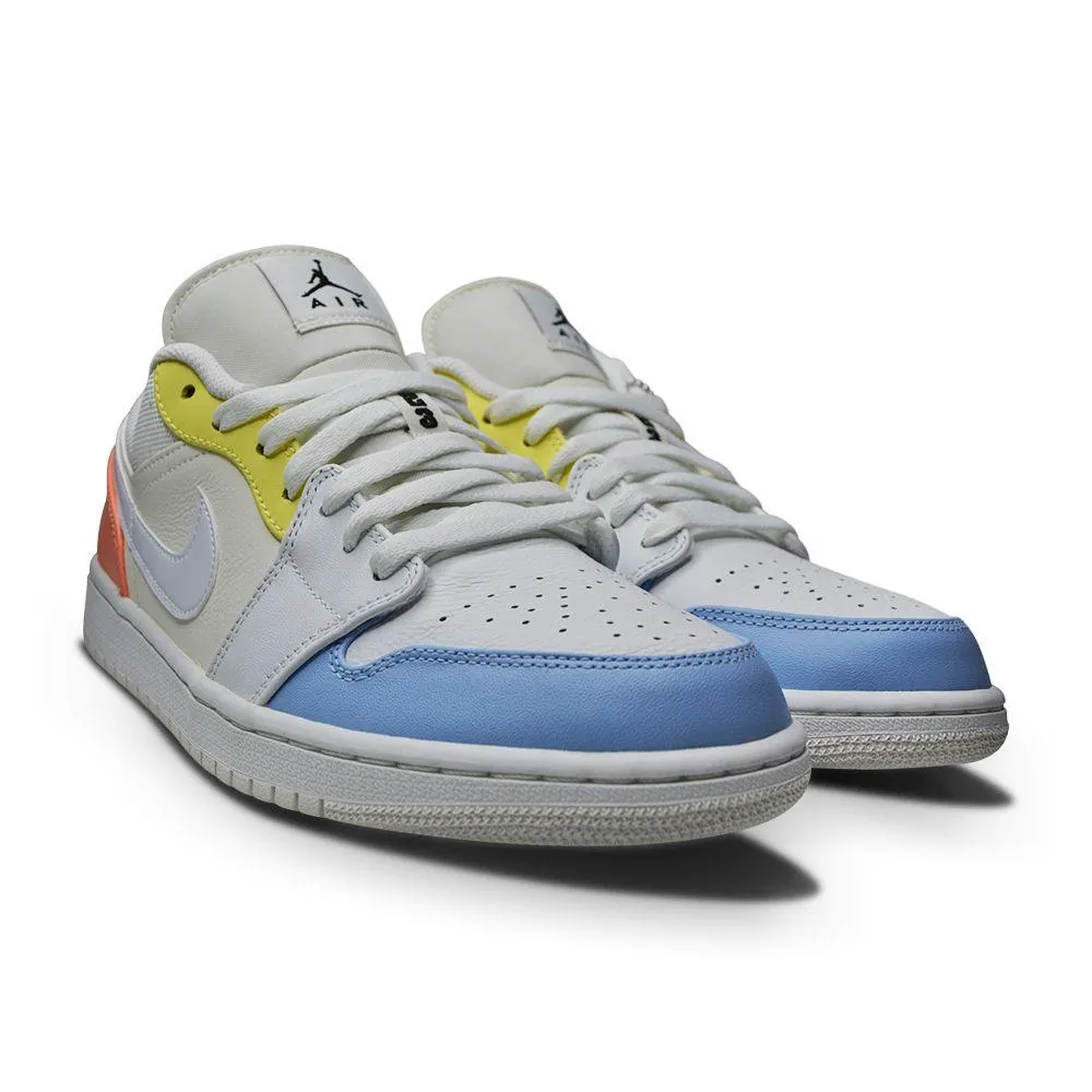 Mens Nike Air Jordan 1 Low - DJ6909 100 - Sail White- LT Zitron