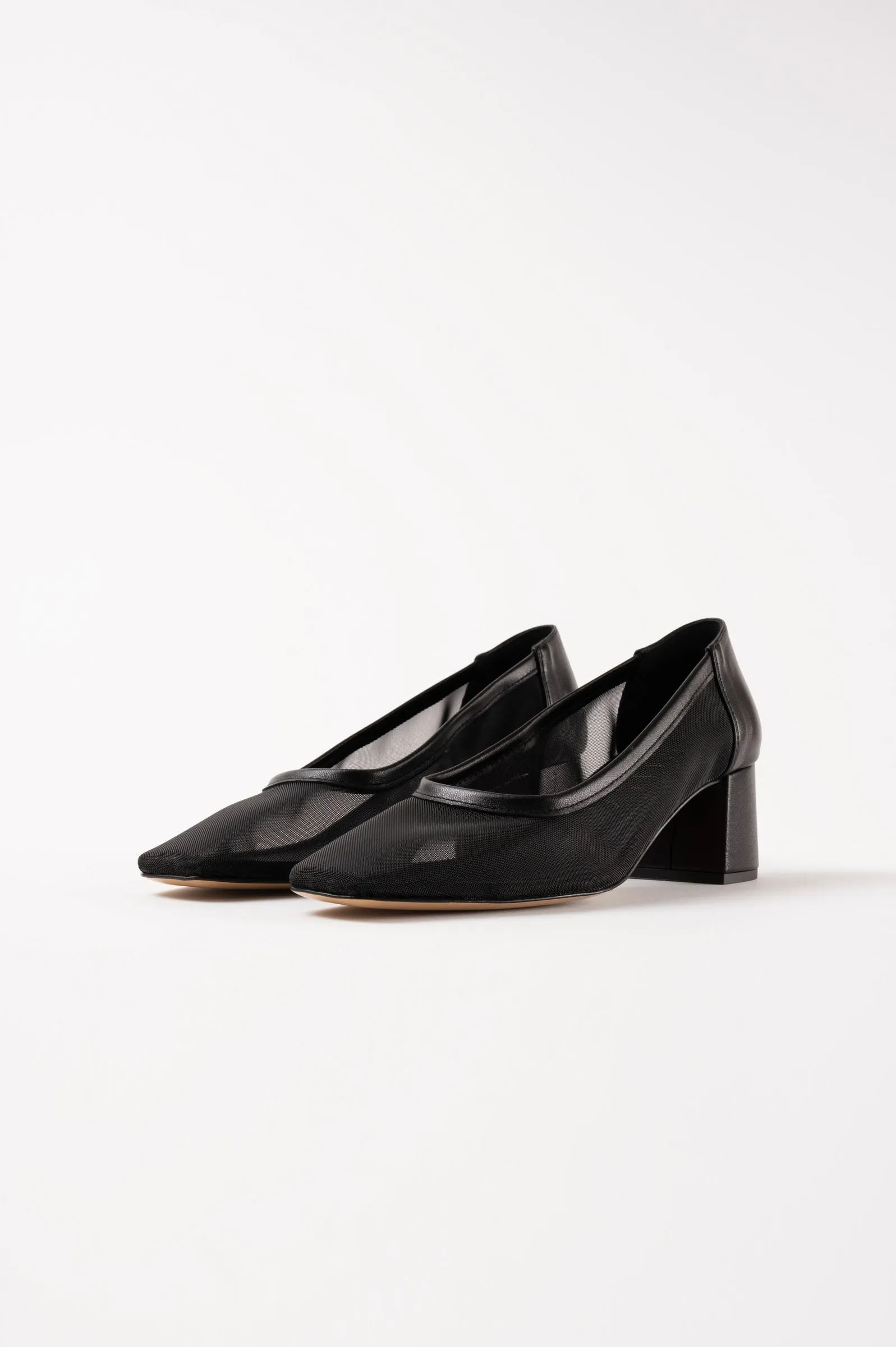 NOVA BALLES - Black Tulle Pumps