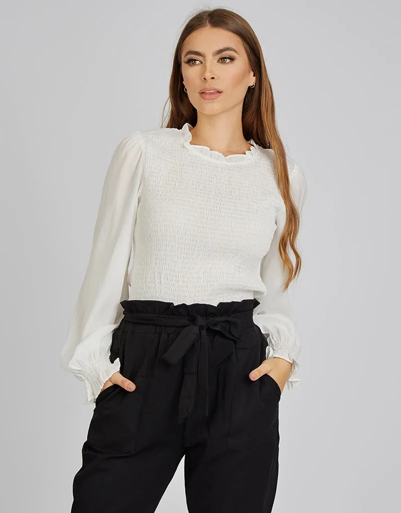 Scrunch Bodice Blouse