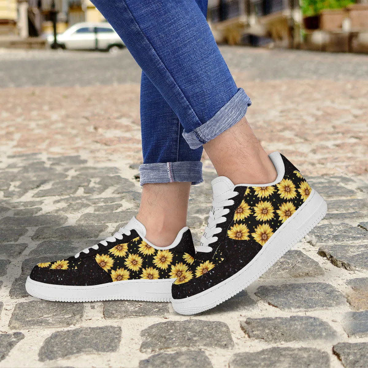 Sunflower Pattern | Custom Cool Shoes | Shoe Zero