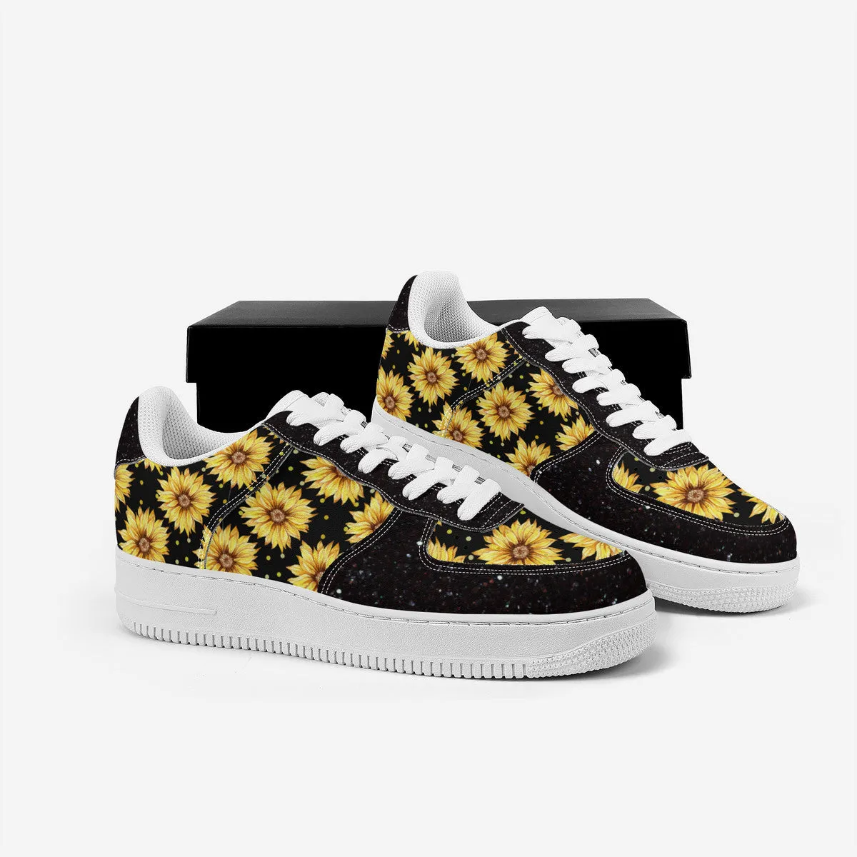 Sunflower Pattern | Custom Cool Shoes | Shoe Zero