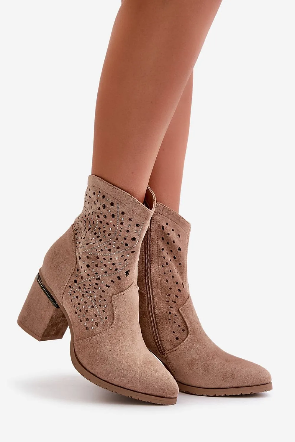 TEEK - Suede Mystic Gleam Heeled Boots