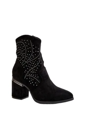 TEEK - Suede Mystic Gleam Heeled Boots