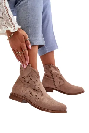 TEEK - Suede Standard Ankle Booties