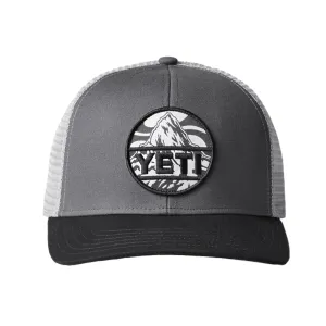 YETI Mountain Badge Trucker Hat - Black